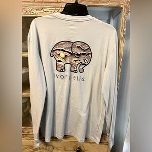 Ivory Ella Gray Long Sleeve Shirt